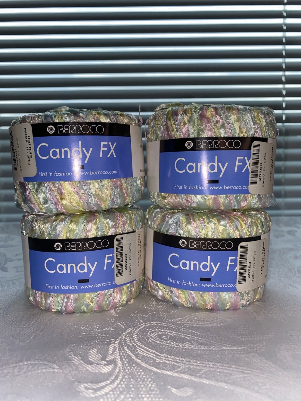 4 new skeins discontinued Berroco Candy FX  8739